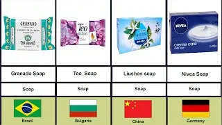 Soap Brands From Different Countries in the world I Popular Soap in the world