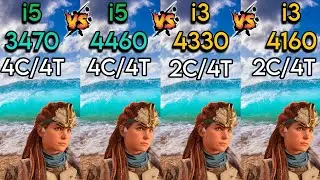 I5 3470 vs I5 4460 vs I3 4330 vs I3 4160 - Test In 8 Games - Which Is Best ?