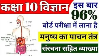 जैव प्रक्रम - पोषण व पाचन तंत्र | Class 10 Science Chapter 5 Life Processes || Jaiv Prakram in Hindi