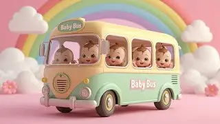 Happy Little Baby Bus 🚌 | Cute Nursery Rhyme for Kids 