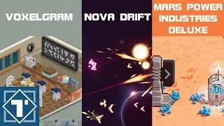 Three Short Indie Games - Mars, Puzzles and Arcade Shooters
