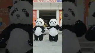 Fur Panda Mascot 9773825771 #readystock #chinese #mascot