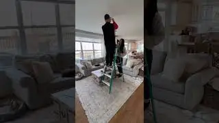 Builder grade lighting upgrade! #diy