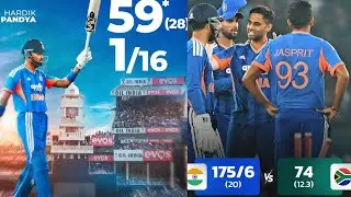 Team India Massive Win| Hardik Pandya - CLUTCH Player, ComebackKING || India Vs South Africa T20