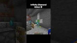 Minecraft: бесконечный алмазный глюк #minecraft #шорты