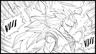 Goku Goes Super Saiyan 3 | DBZ MANGA DUB