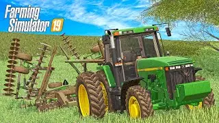 TURNING THE SOIL WITH OUR JOHN DEERE 8300 | FS19 (90s RolePlay)