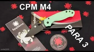 Spyderco Para 3 CPM M 4 FRN