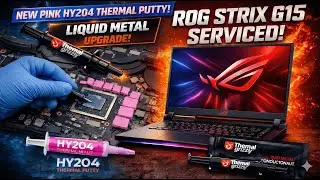 ASUS ROG G15 GDeep Servicing 🔥 | Liquid Metal Repaste & Heatsink Cleaning