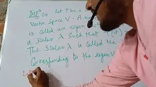 Diagonalizable Operator...Eigen Vector & Corresponding Eigen Values...