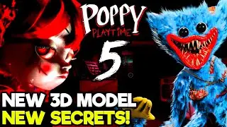 Poppy Playtime Глава 5 &mdash; НОВАЯ ОФИЦИАЛЬНАЯ 3D-МОДЕЛЬ ТОЛЬКО ЧТО ПРЕДСТАВЛЕНА и НОВЫЕ СЕКРЕТЫ для ...