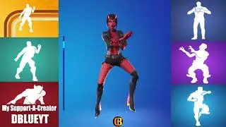 Malice Performs All Emotes & Dances in Fortnite