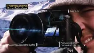 Nowe aparaty &alpha;55 i &alpha;33 z technologią Translucent Mirror firmy Sony