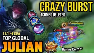 JULIAN BEST BUILD 2022 | TOP GLOBAL JULIAN GAMEPLAY | MOBILE LEGENDS✓