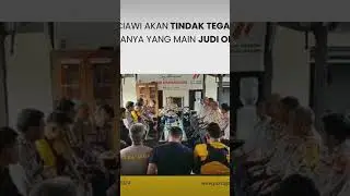 Polsek Ciawi Akan Tindak Tegas Anggotanya yang Main Judi Online #beritabogor #fypage #portalpasundan