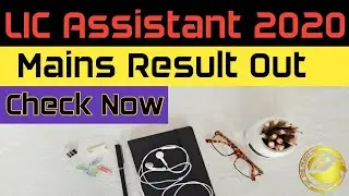 LIC Assistant Mains Exam Result 2020,Check Results Now # SK JOB ALERT