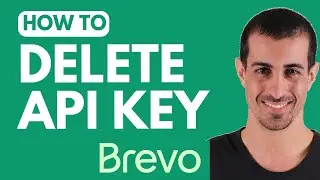 Как удалить ключ API в Brevo