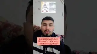Republic Day Parade Rehearsal Online Ticket Booking 2026 #republicday  #tickets #26january