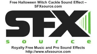 Free Halloween Witch Cackle Sound Effect - SFXsource.com
