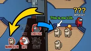 What if Impostors can shift into a Mannequin in Airship Map in Among Us - Among Us New Update