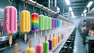 Inside a Modern Ice Cream Factory: How Millions of Bars Are Made (Full Process)