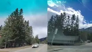Banff, Lake Louise tour at the end of Winter ,  밴프, 레이크 루이스  캐나다록키 풍경