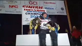 HISTORIC: CHAMPION DALLAS SEAVEY FINISH / IDITAROD 2021 - QRILL PAWS