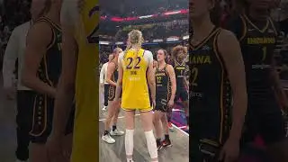 Cameron Brink & Caitlin Clark showing each other love after the game😍 #wnba