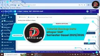 Tutorial for Backing Up Junior High School eReport Data for Odd Semester 2025/2026