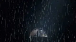Fall into sleep in a tent on rainy night | Heavy rain on tent | Rain sounds for sleep 3 Hours | ASMR