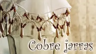 Artesanato passo a passo: Cobre jarras GOTAS