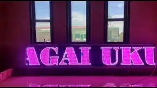 LED running text full colour