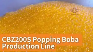 Sinofude High Output Good Quality 500kg/h Popping Boba Production Line