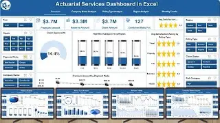 Actuarial Services Dashboard in Excel
