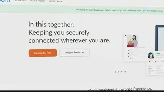 Strangers disrupted the online meeting of a local non-profit organization recently.