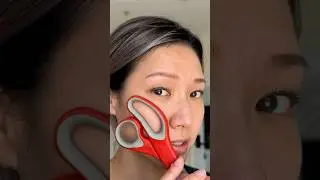 TikTok makeup hack disaster😹￼ #makeuphacks #tiktokbeautytrends #tiktokmademedoit
