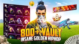 UNBELIEVABLE COLLECTION🤯 800+ Vault With GOLDEN HIPHOP - Free Fire | MYT