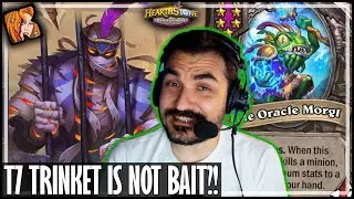 TIER 7 TRINKET IS NOT BAIT?! - Hearthstone Battlegrounds