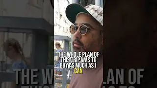 Buying Bape in Japan.
