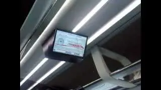 Frecciarossa FS ETR 500 at about 300 km/h