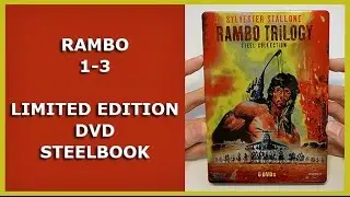 RAMBO 1 + 2 + 3 - LIMITED 6-DISC UNCUT DVD STEELBOOK UNBOXING