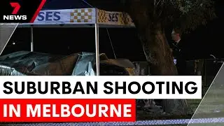 Suburban shooting leaves man fighting for life in Melbourne | 7NEWS