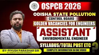 ODISHA SPCB ASSISTANT ENVIRONMENTAL ENGINEER || FLUID MECHANICS SYLLABUS DISCUSSION