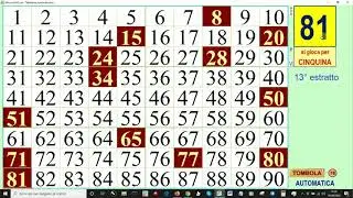 Tabellone tombola excel parlante, controllo delle cartelle vincenti e scelta di caratteri e colori.
