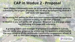 M1 & M2 Community Assessment 2022