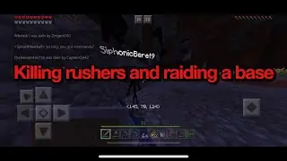 Killing rushers and raiding bases - Coronacraft