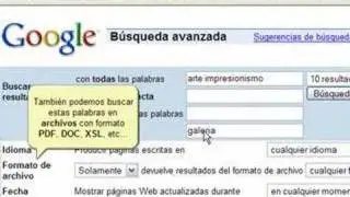 B&uacute;squeda avanzada con Google
