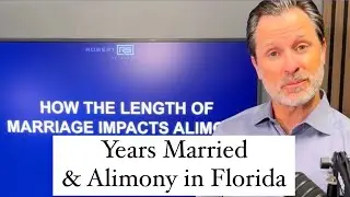 How the length of marriage impacts alimony in Florida