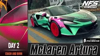 Need For Speed No Limits - McLaren Artura | Gate Crasher (Day 2 - Crash And Burn)