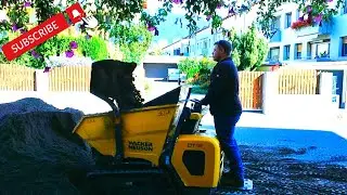 Mini Dumper Hard at Work | Wacker Neuson DT12 Selfloader | Earthworks | Material Transport #viral